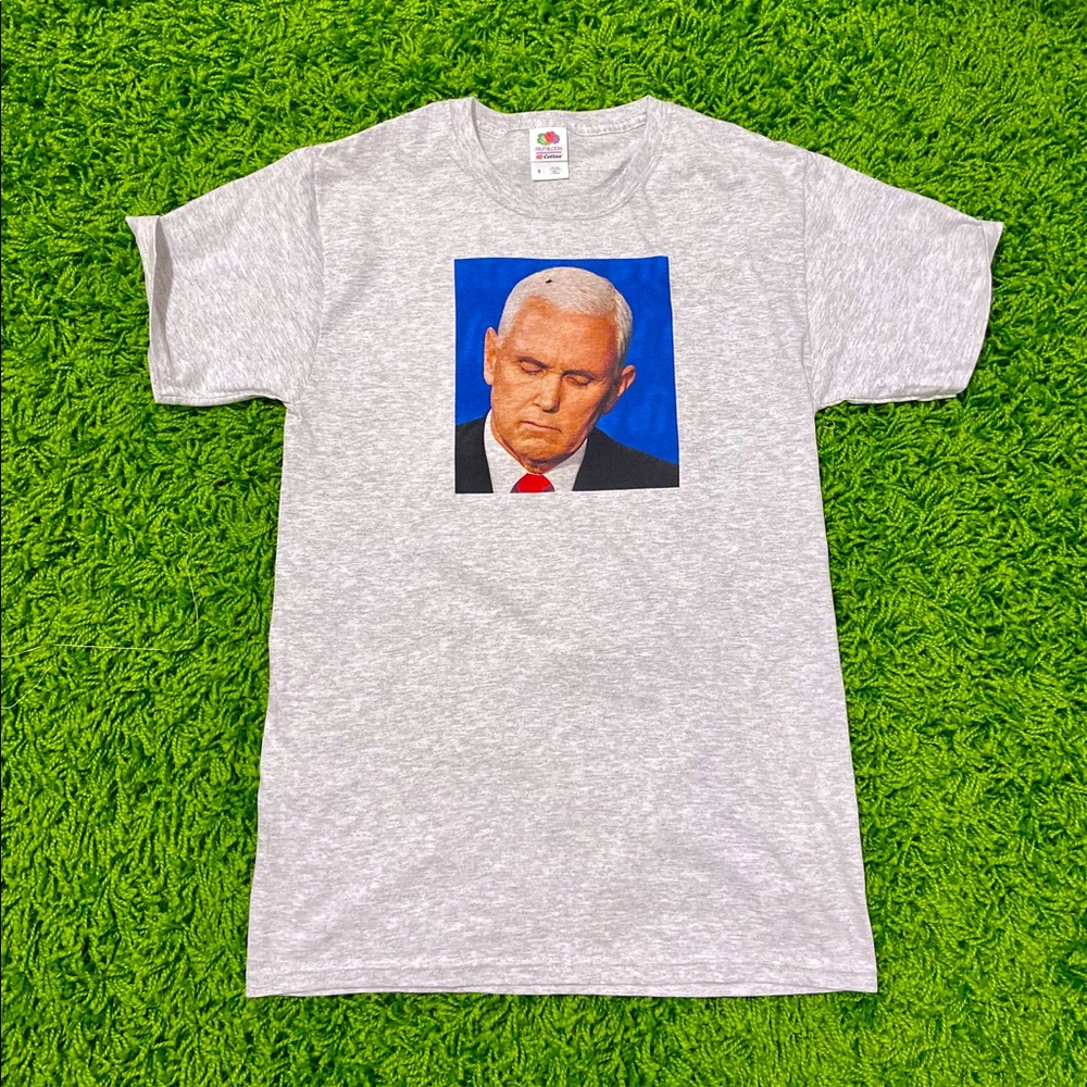 Mike Pence Fly gray Meme shirt